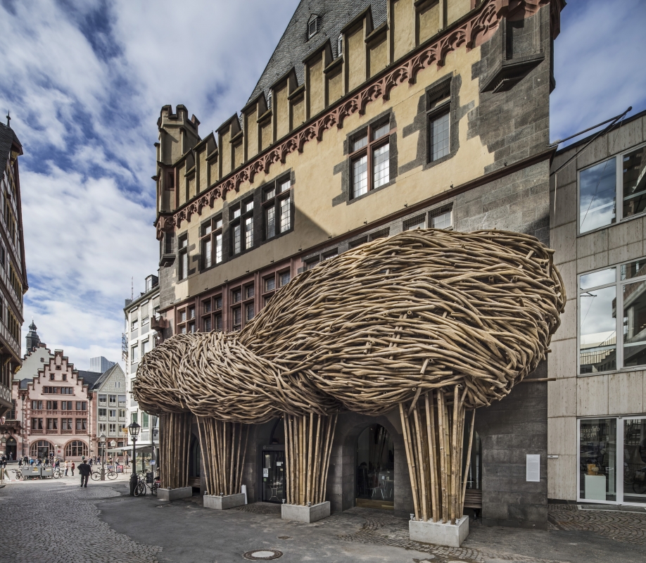 Bambus-Konstruktion Frankfurt