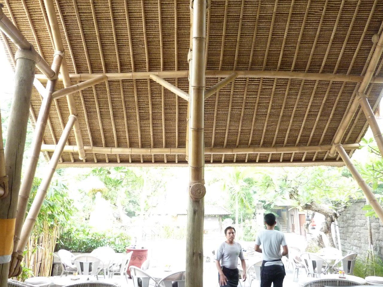 Bambus-Dachkonstruktion CONBAM