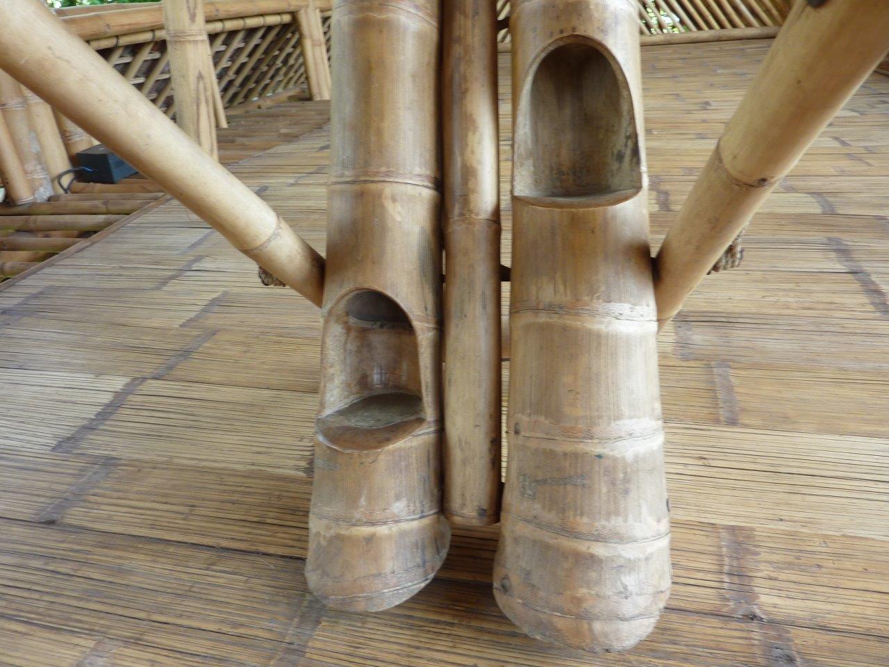 Bambus-Treppe aus Riesen-Bambusstäben CONBAM