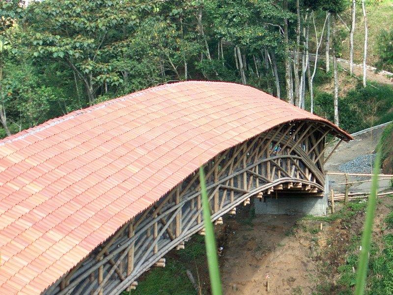 Bambusbrücke Kolumbien CONBAM