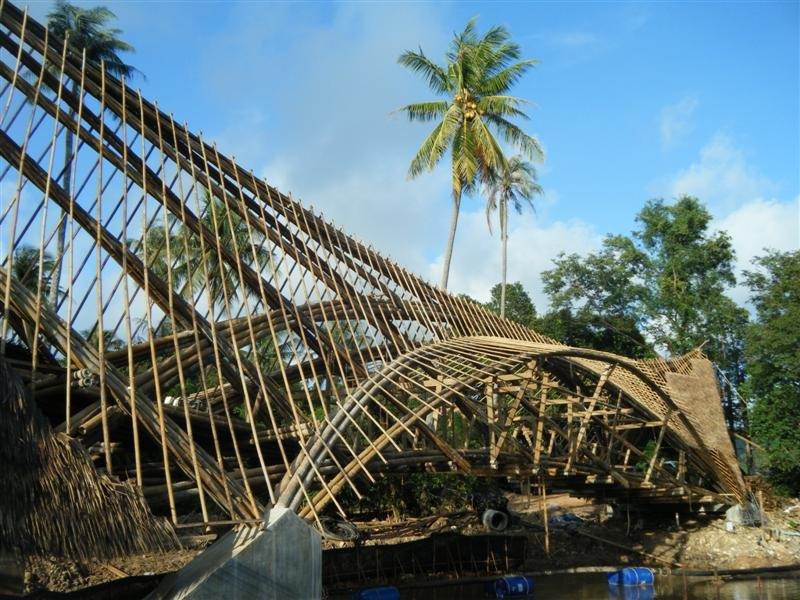 Bambusbrücke Thailand