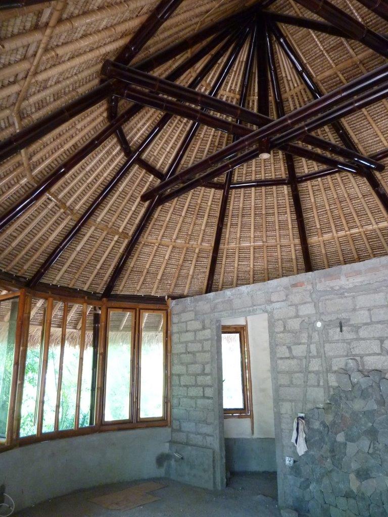 Dachkonstruktion Bambus CONBAM