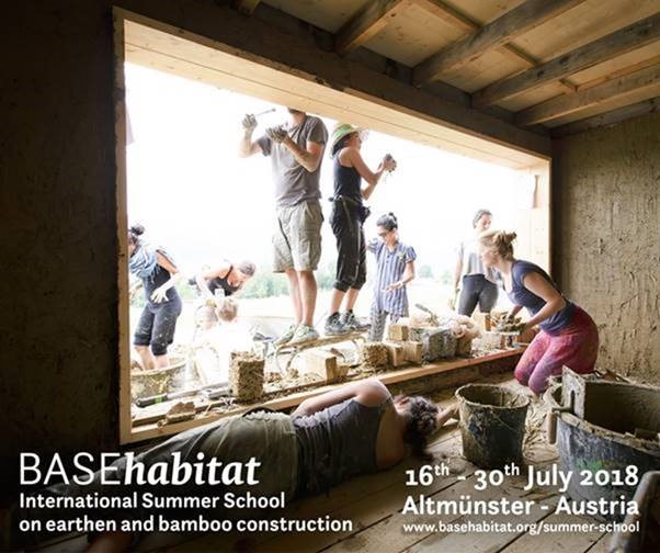BASEhabitat International Summer School on earthen and bamboo construction 2018