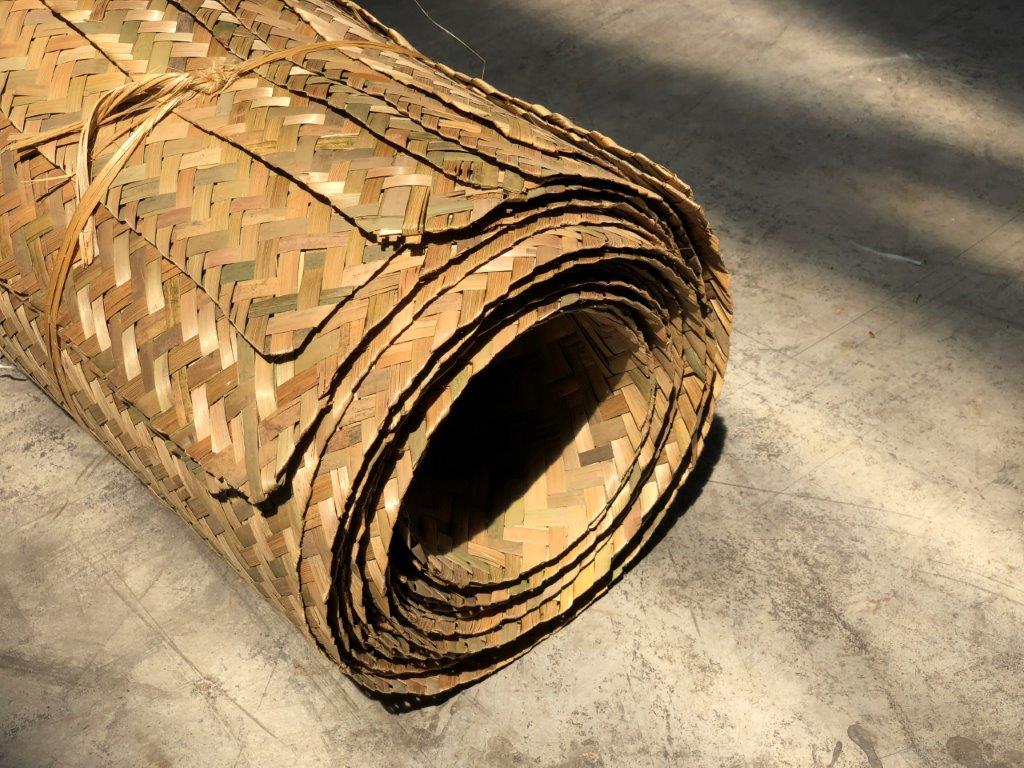 Bambus-Flechtmatte aus Bambusstreifen von CONBAM