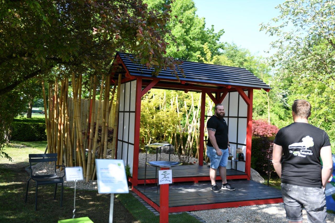 Bambusprojekt der Gartenausstellung Tiny Gardens 2019