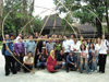 Bambus-Workshop von Christoph Tönges in Bandung Indonesien